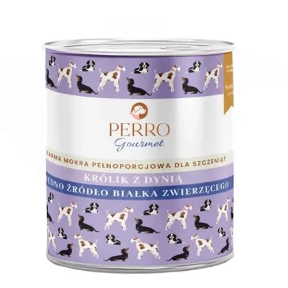 Perro Gourmet królik, dynia junior 800 g