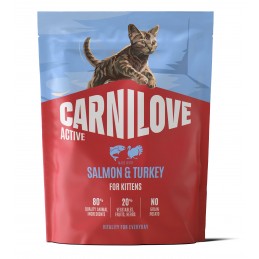 Carnilove Active łosoś, indyk kitten 400 g