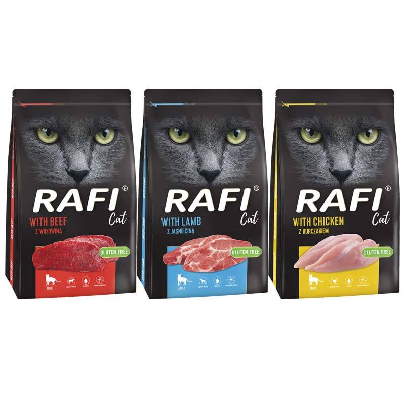 Rafi Cat mix smaków 7 kg × 3