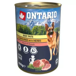 Ontario Pate wołowina adult 400 g