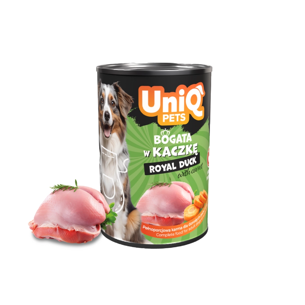 Uniq Pets Royal Duck kaczka adult 375 g