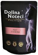 Dolina Noteci Premium łosoś kawałki adult 85 g × 10