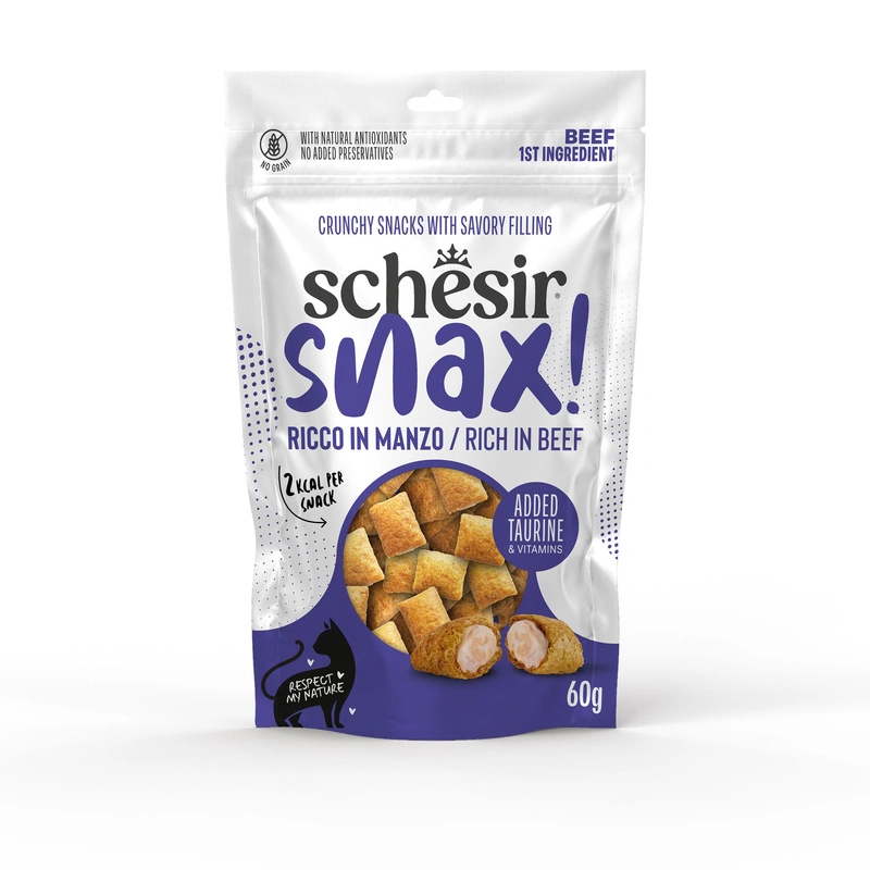Schesir Snax wołowina 60 g