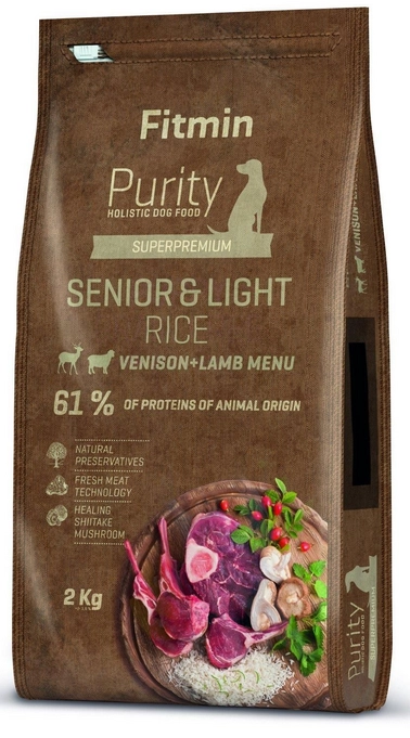 Fitmin Purity Rice dziczyzna, jagnięcina senior 2 kg