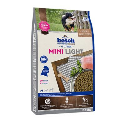 Bosch Mini Light kurczak adult małe rasy 2.5 kg × 2