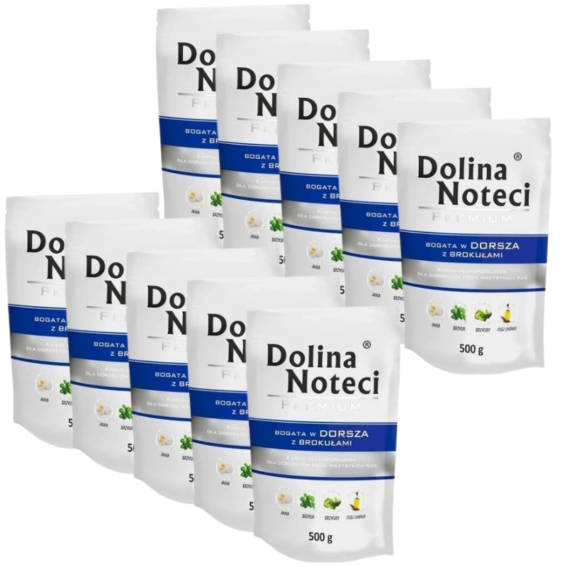 Dolina Noteci Premium dorsz adult 500 g × 10