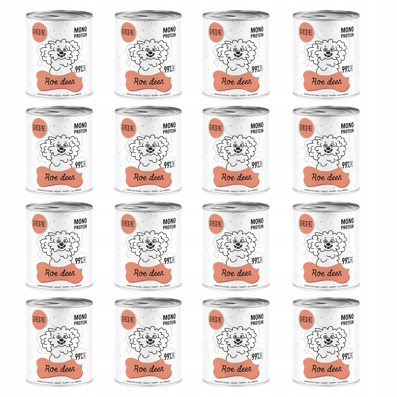Paka Zwierzaka Pepe sarna adult 800 g × 18