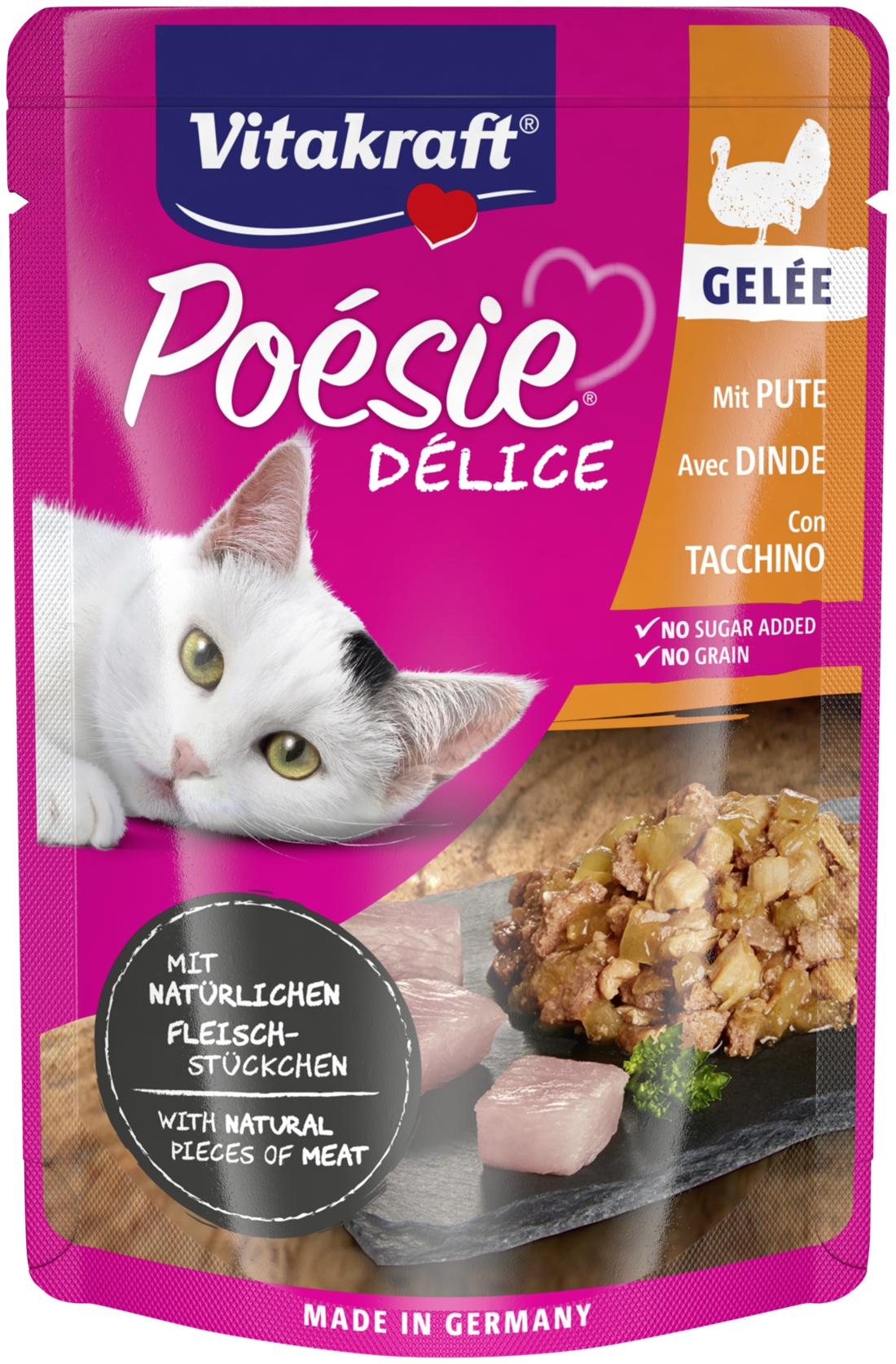 Vitakraft Poesie Delice indyk w galaretce adult 85 g