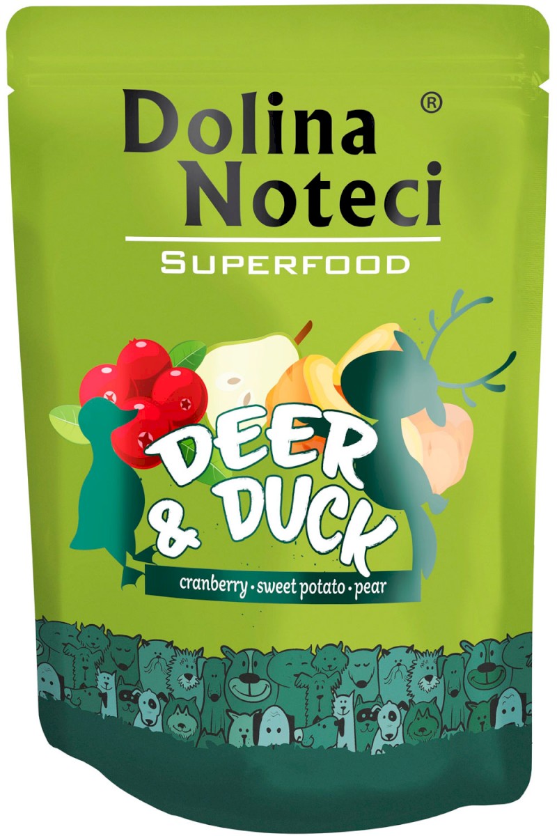 Dolina Noteci Superfood jeleń, kaczka 300 g
