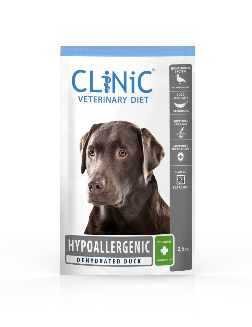 CLiNiC Veterinary Diet kaczka adult 2,5 kg