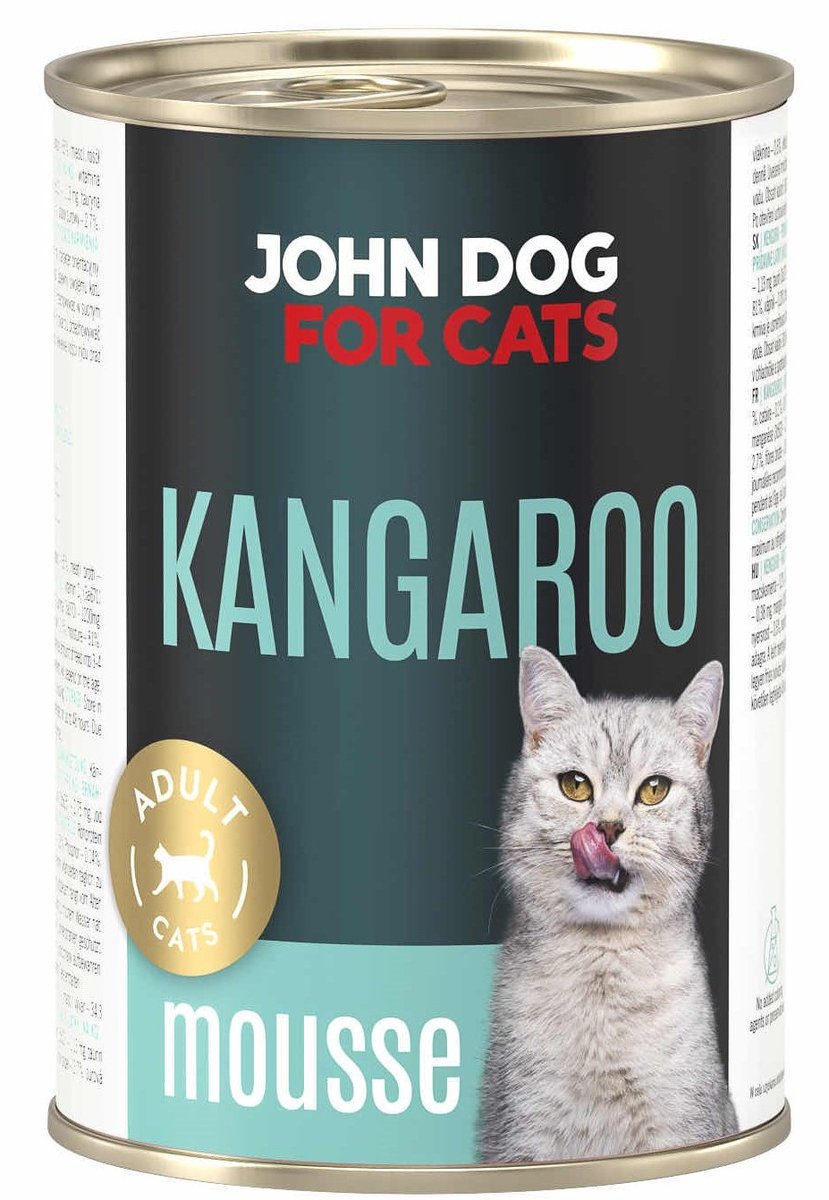 John Dog For Cats kangur pasztet adult 400 g