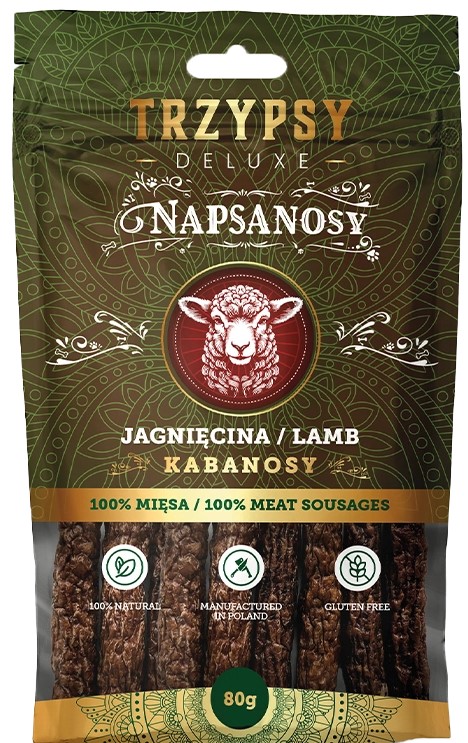 Trzy Psy Napsanosy jagnięcina 80 g