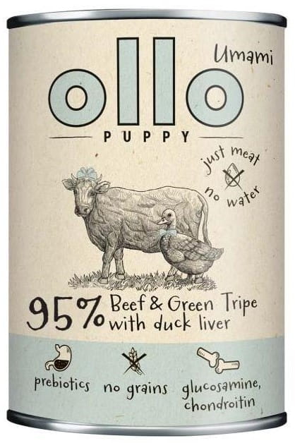 Ollo Umami kaczka, wołowina puppy 850 g