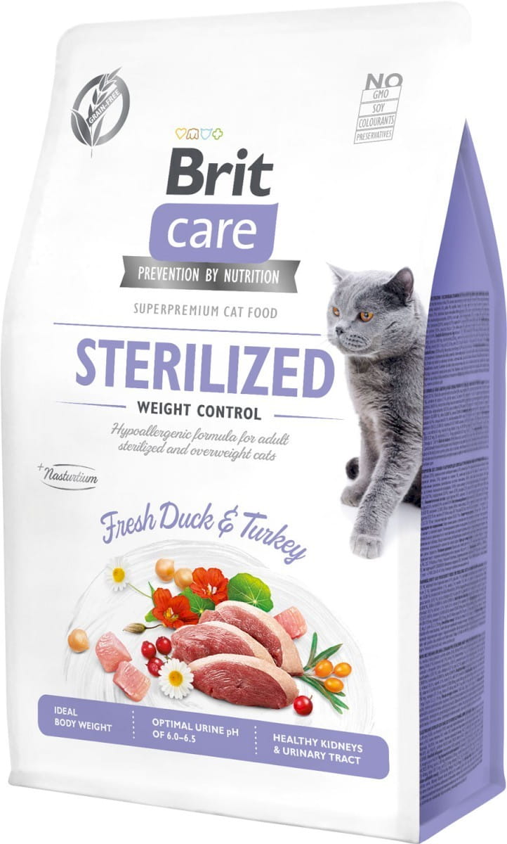 Brit Care Sterilised indyk, kaczka adult 400 g