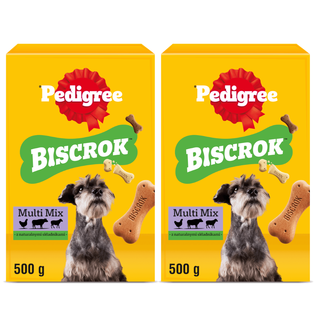 Pedigree Biscrok jagnięcina, kurczak, wołowina 500 g × 2