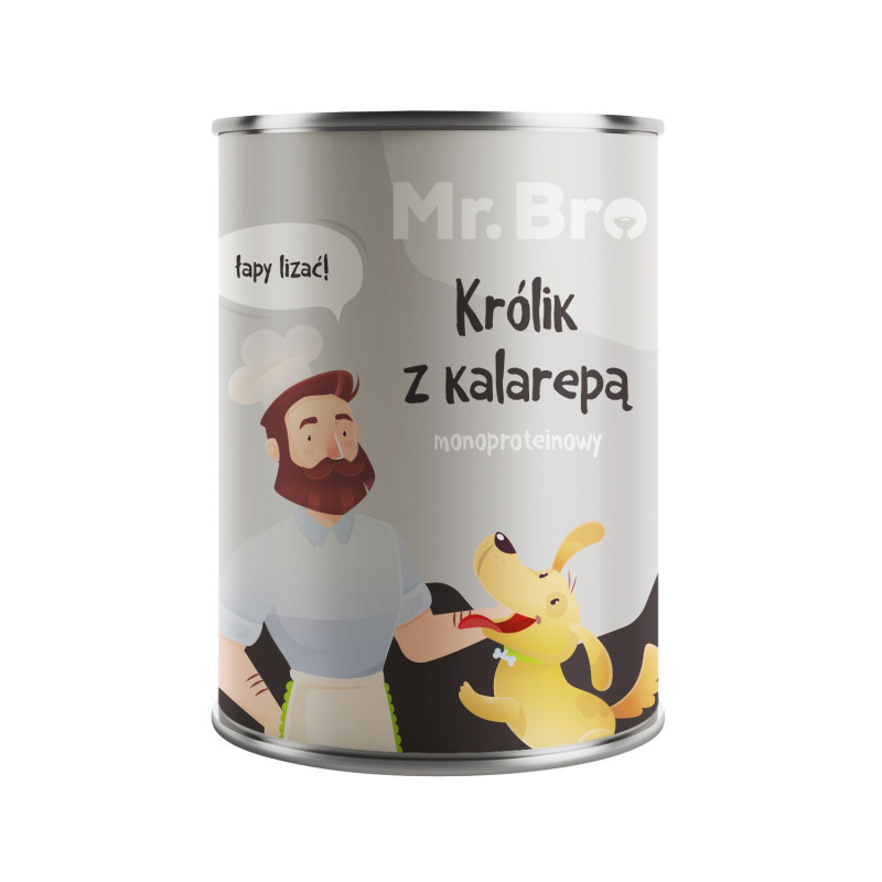 Mr. Bro Monoprotein królik 400 g