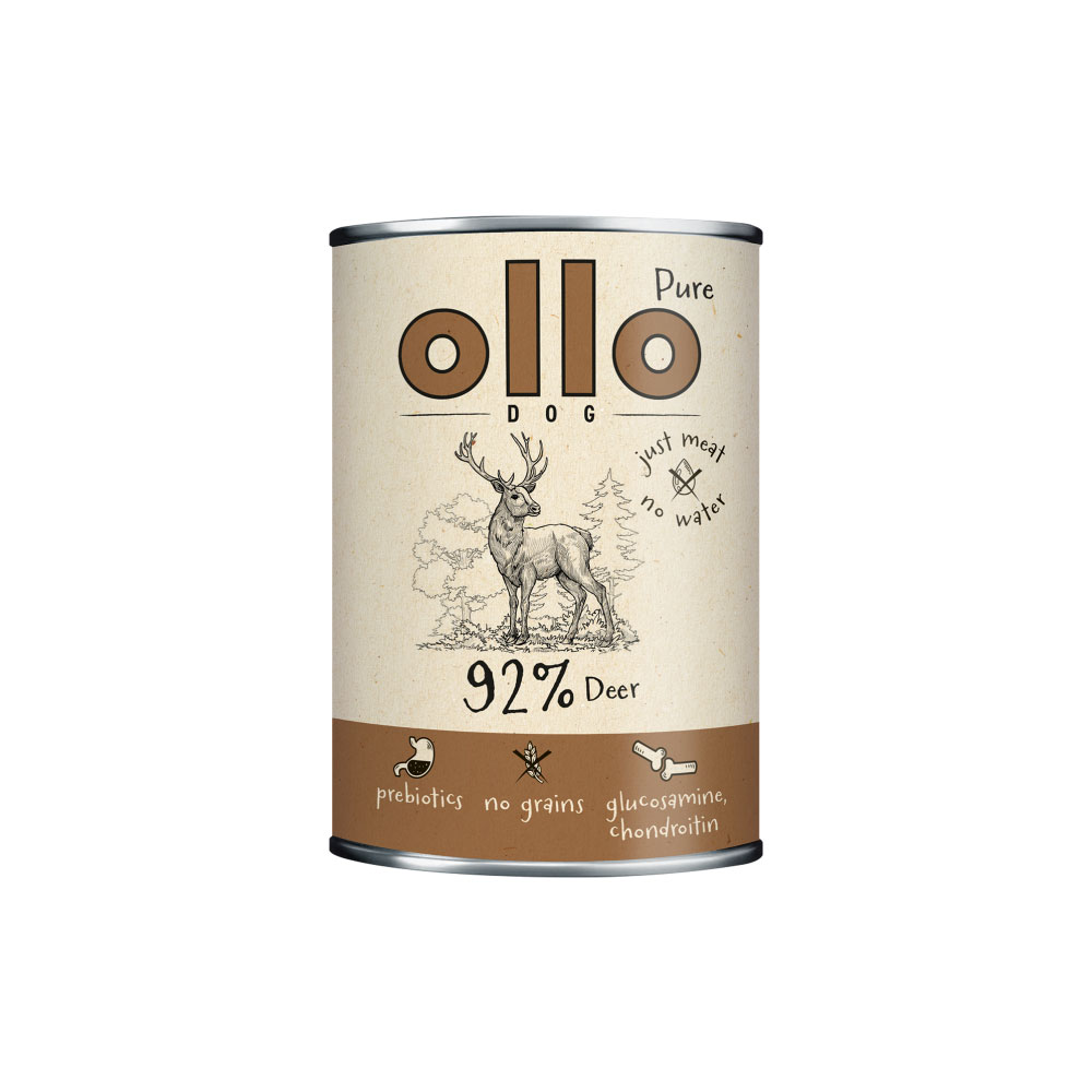 Ollo Pure jeleń adult 850 g