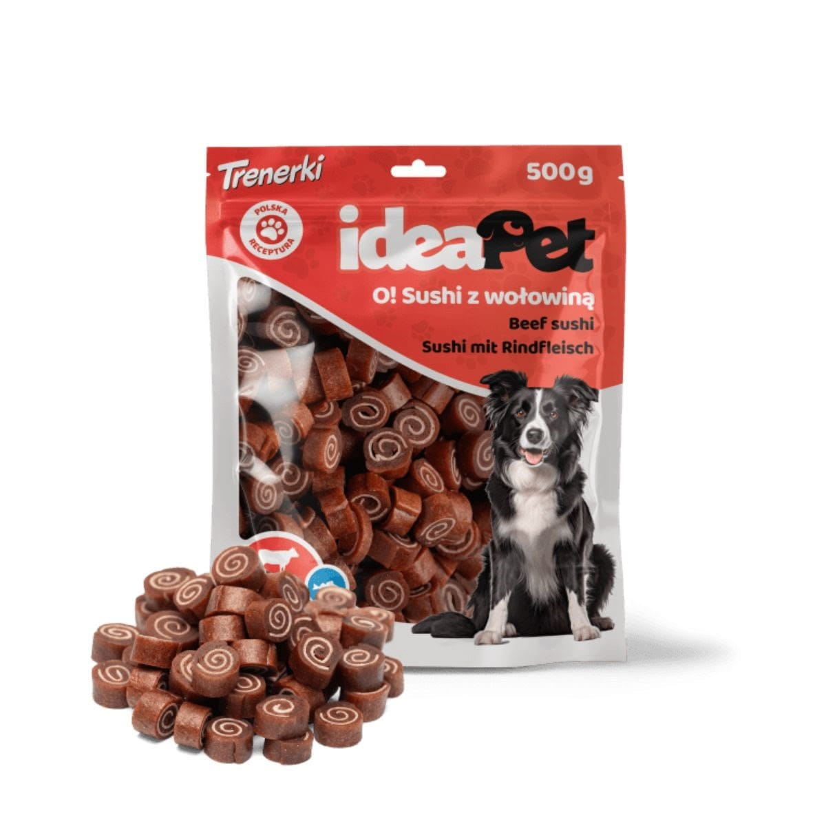 IdeaPet O! sushi z wołowiną 500 g