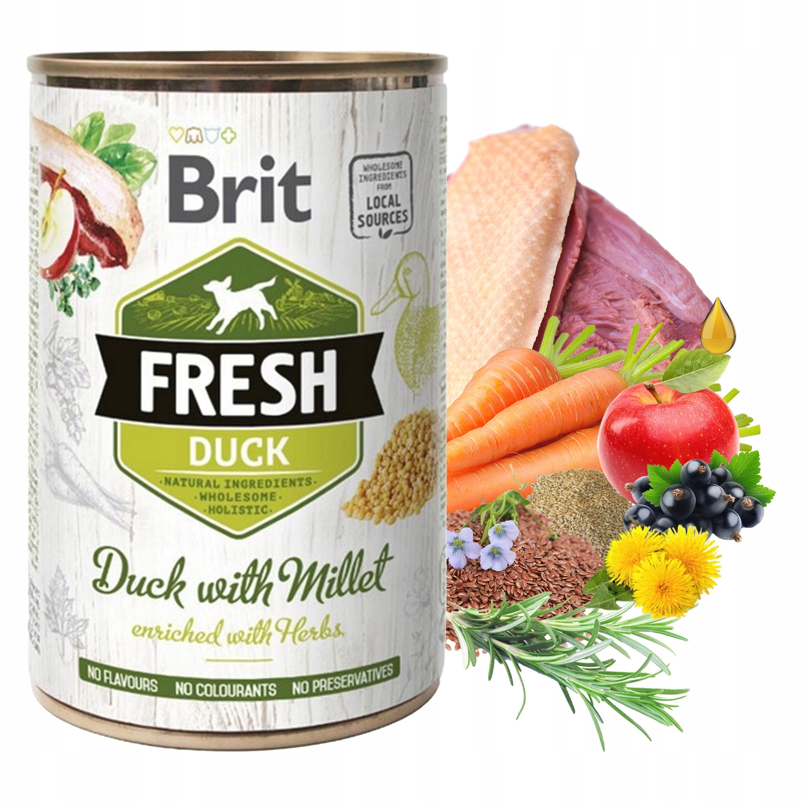 Brit Fresh kaczka 400 g