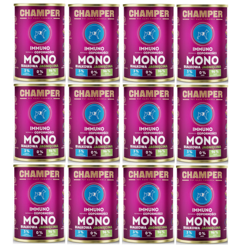 Champer Immuno jagnięcina 400 g × 12