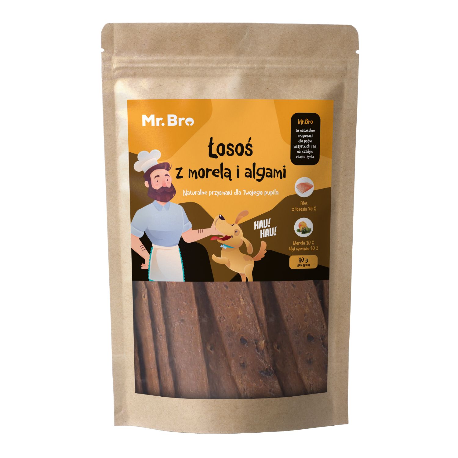 Mr. Bro Strips łosoś 80 g