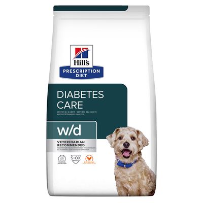 Hill's Prescription Diet w/d Low Fat-Diabetic z kurczakiem dla dorosłych 10 kg × 2