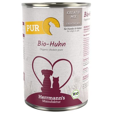 Herrmann's Bio-Reinfleisch kurczak 400 g × 24