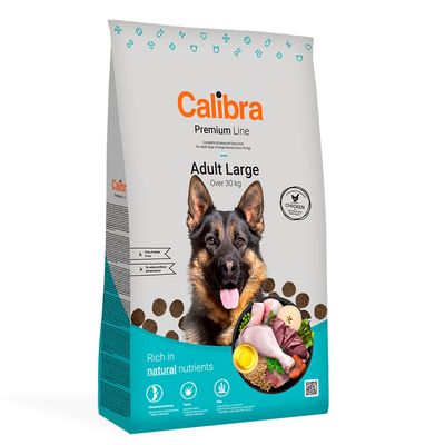 Calibra Dog Premium Line kurczak adult duże rasy 12 kg × 2