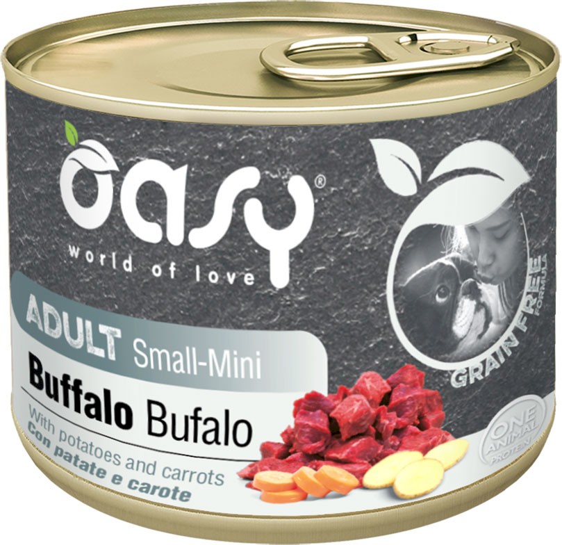 Oasy Grain Free bawół adult małe rasy 200 g