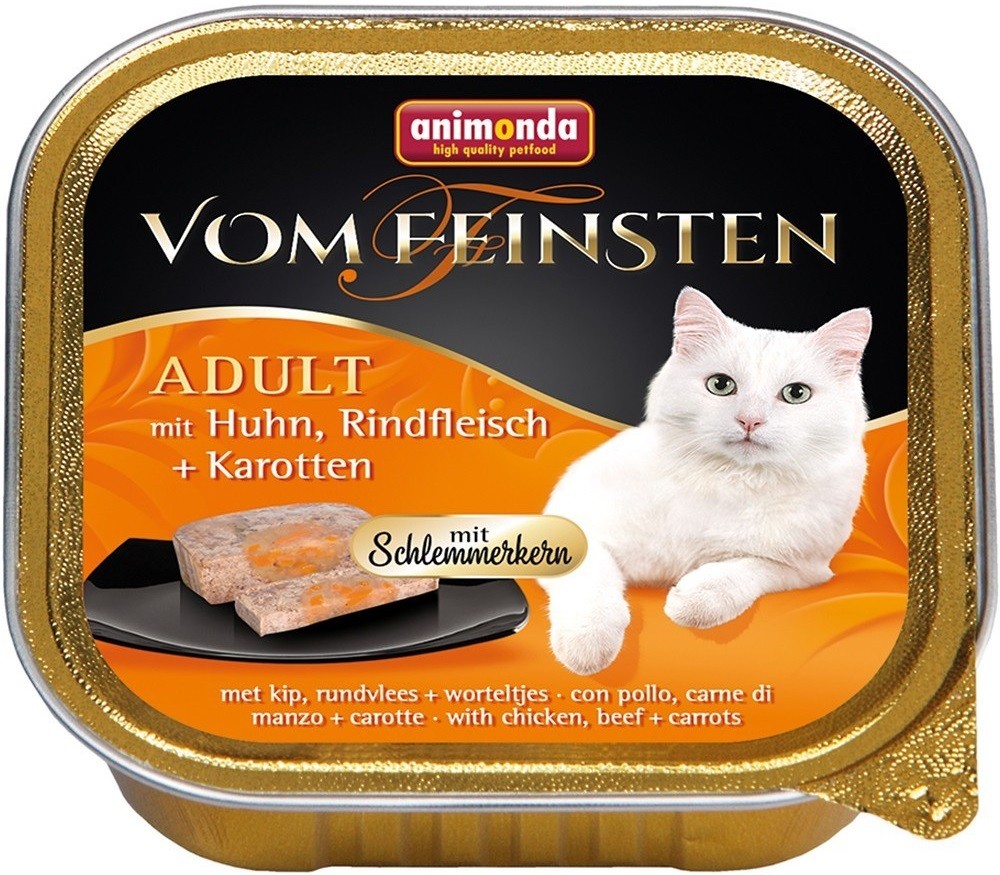 Animonda Vom Feinsten Sterilised kurczak, wołowina z marchewką w sosie adult 100 g
