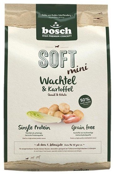 Bosch Soft Mini przepiórka małe rasy 1 kg