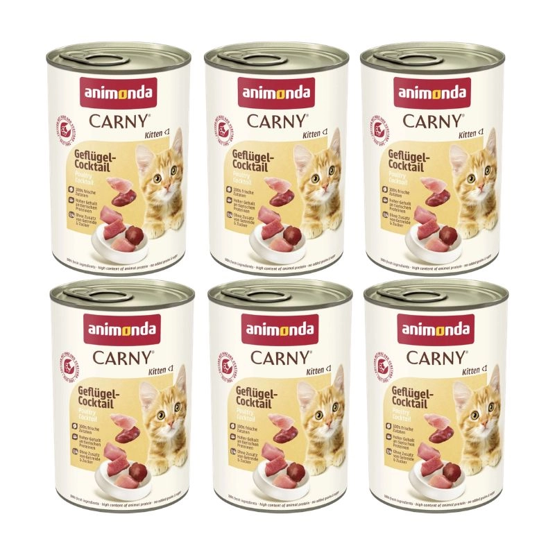 Animonda Carny drób kitten 400 g × 6