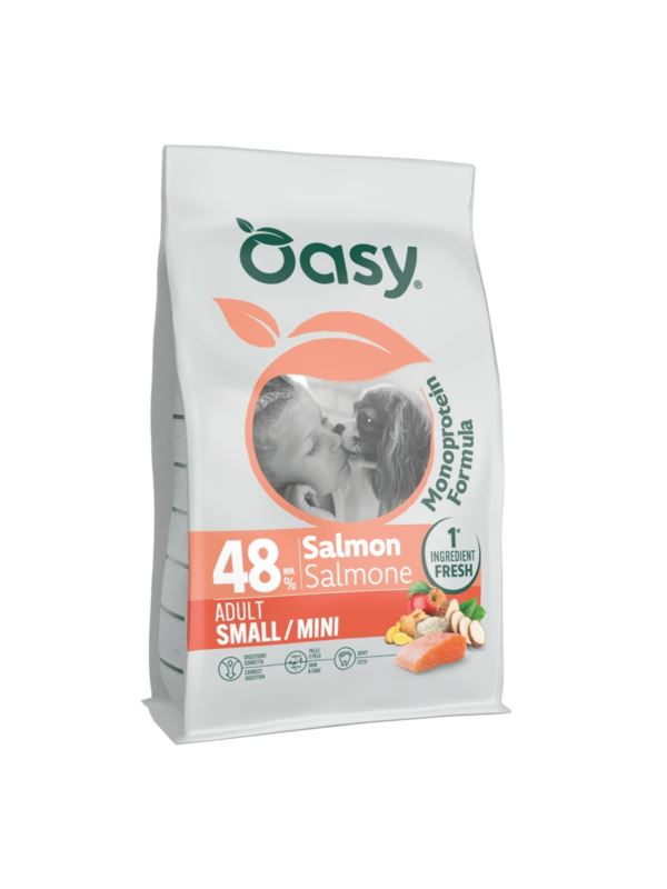 Oasy Monoprotein łosoś adult małe rasy 6 kg