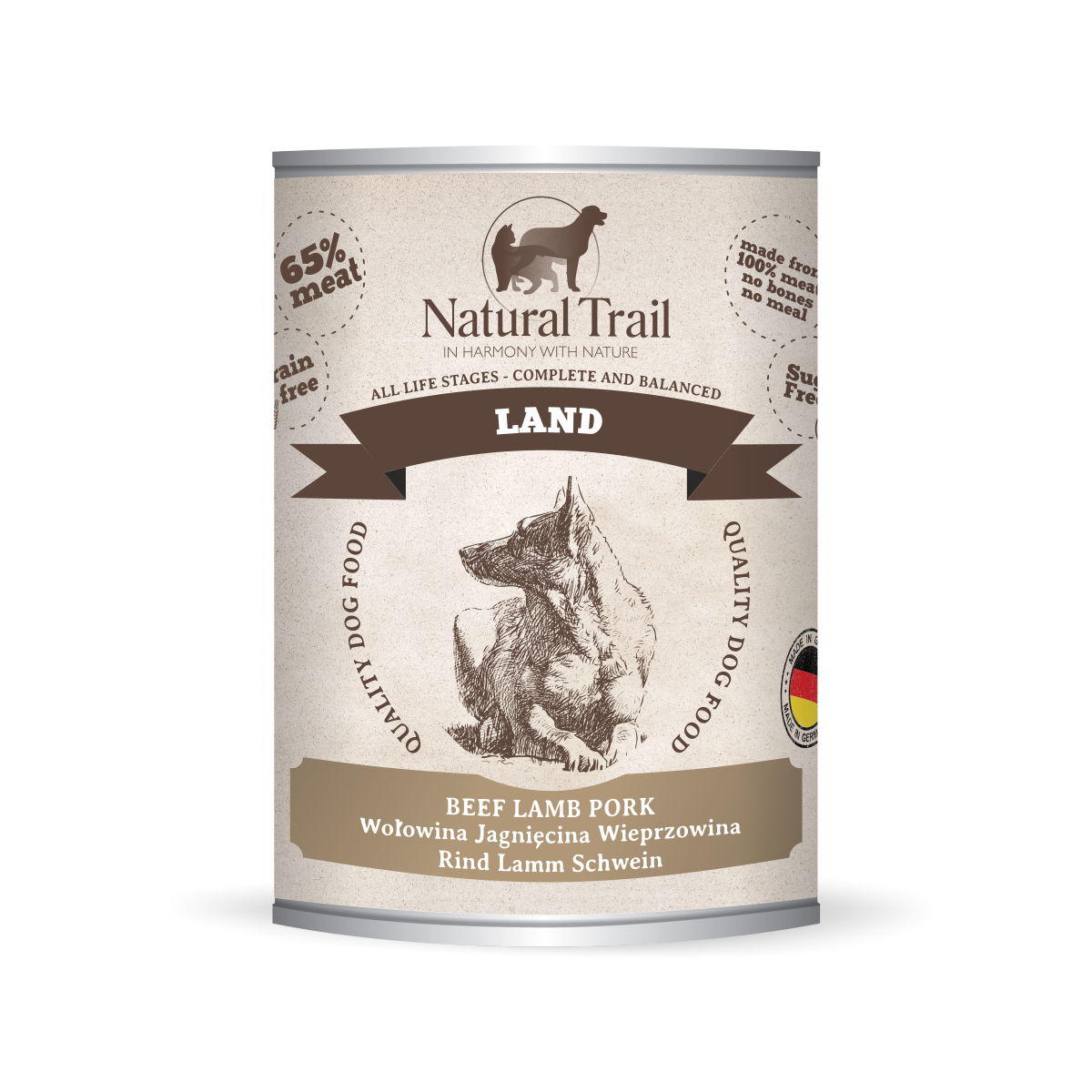 Natural Trail Land jagnięcina, wołowina 800 g