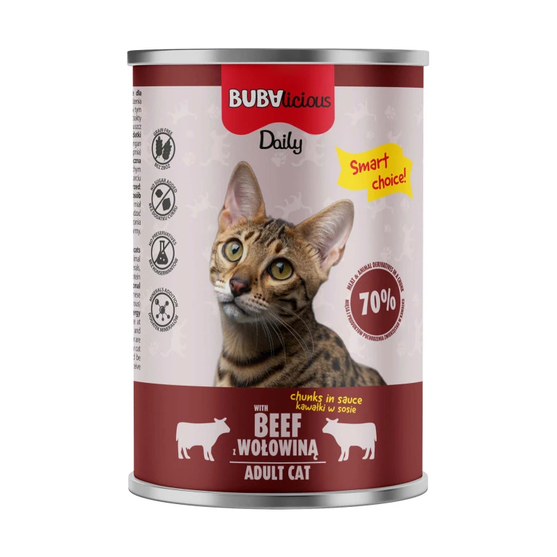 Buba Daily wołowina w sosie adult 400 g