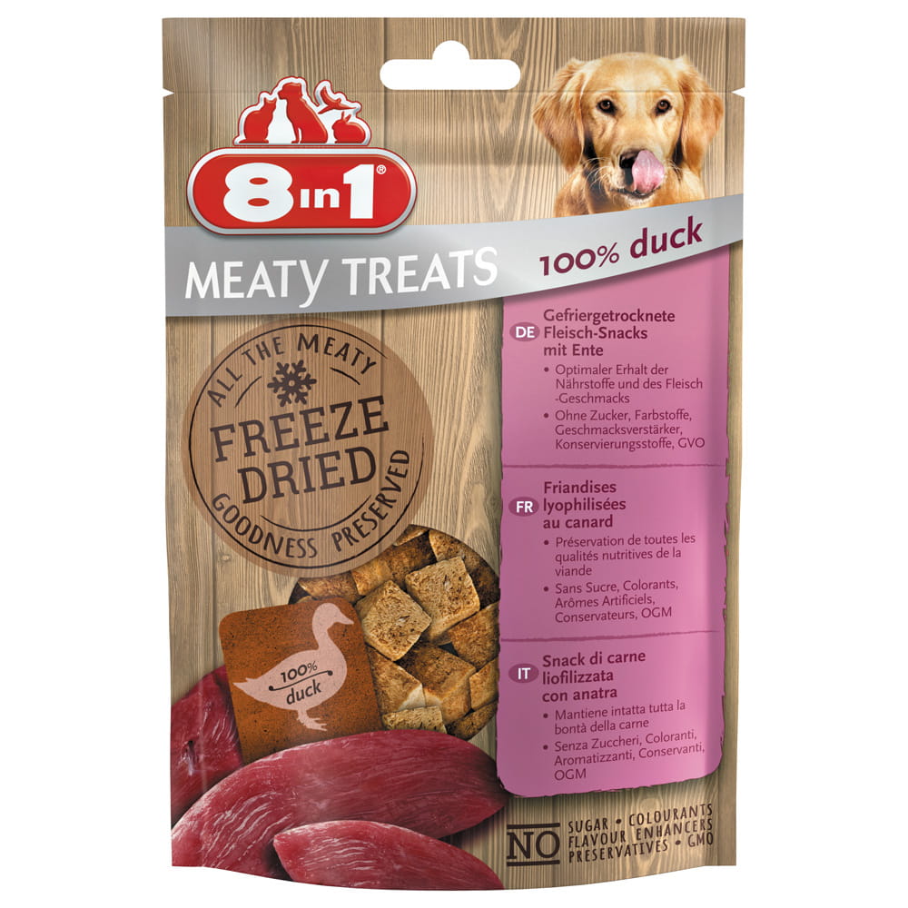 8in1 Meaty Treats kaczka 50 g