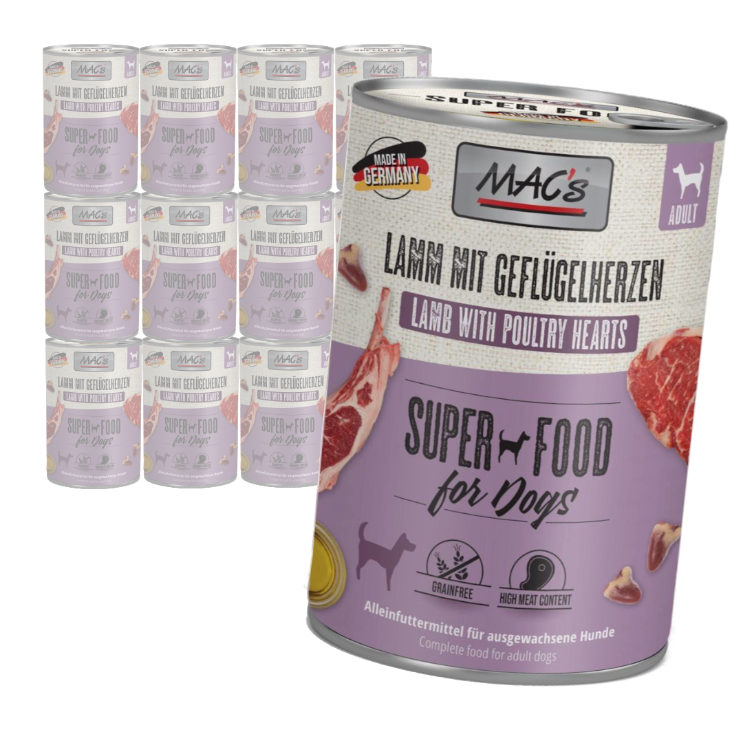 MAC's drób, jagnięcina 400 g × 12
