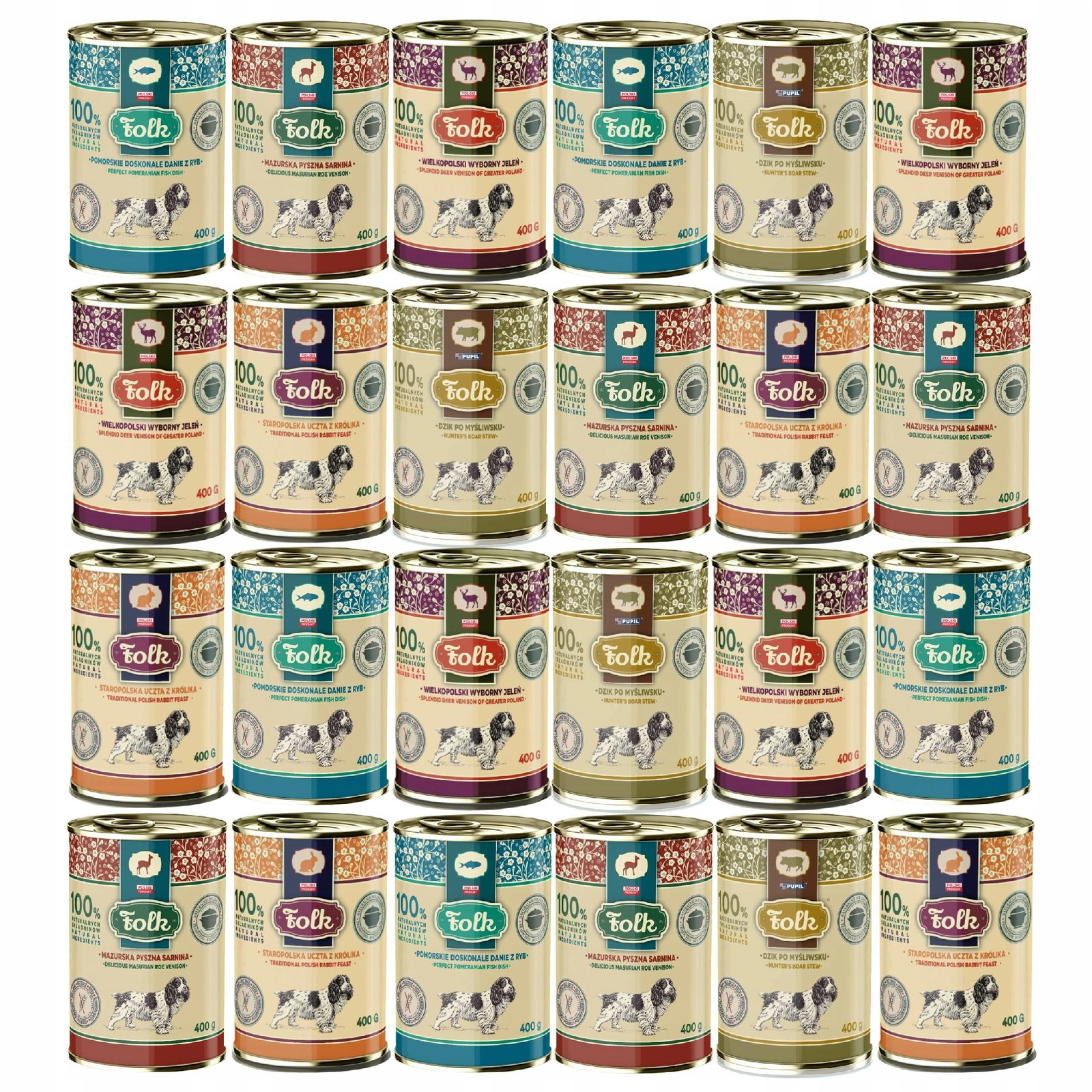 Folk mix smaków adult 400 g × 24