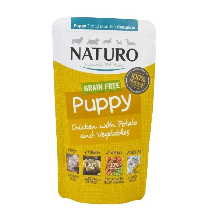 Naturo Grain Free kurczak puppy małe rasy 150 g