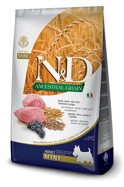Farmina N&D Ancestral jagnięcina adult małe rasy 7 kg