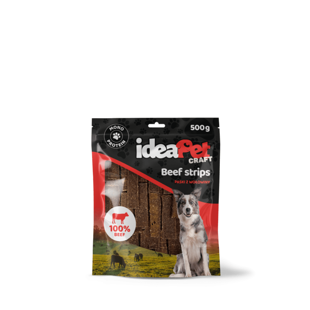 IdeaPet Craft paski z wołowiny 500 g