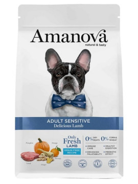 Amanova Dog Adult Sensitive jagnięcina adult 10 kg