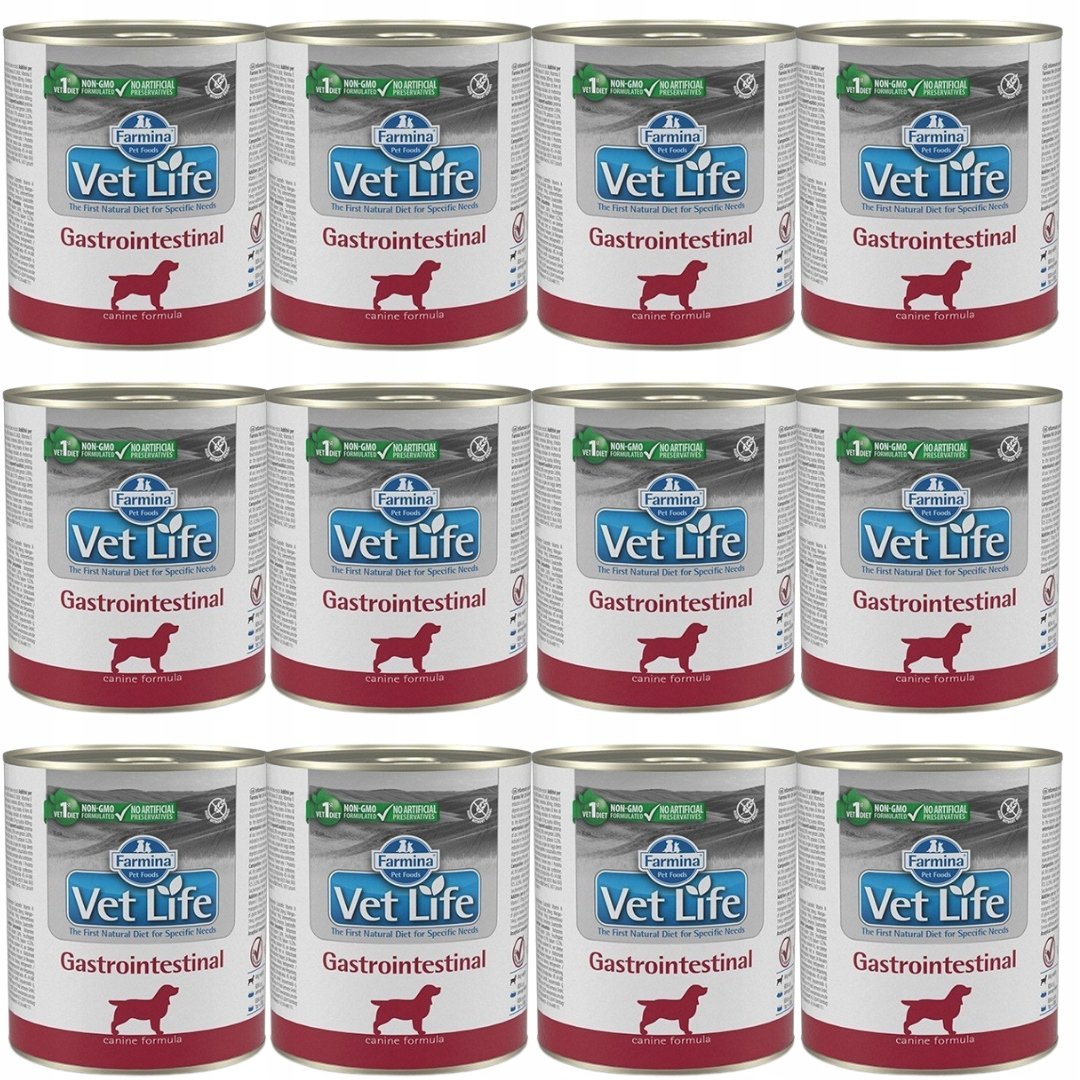 Farmina Vet Life Gastrointestinal 300 g × 12