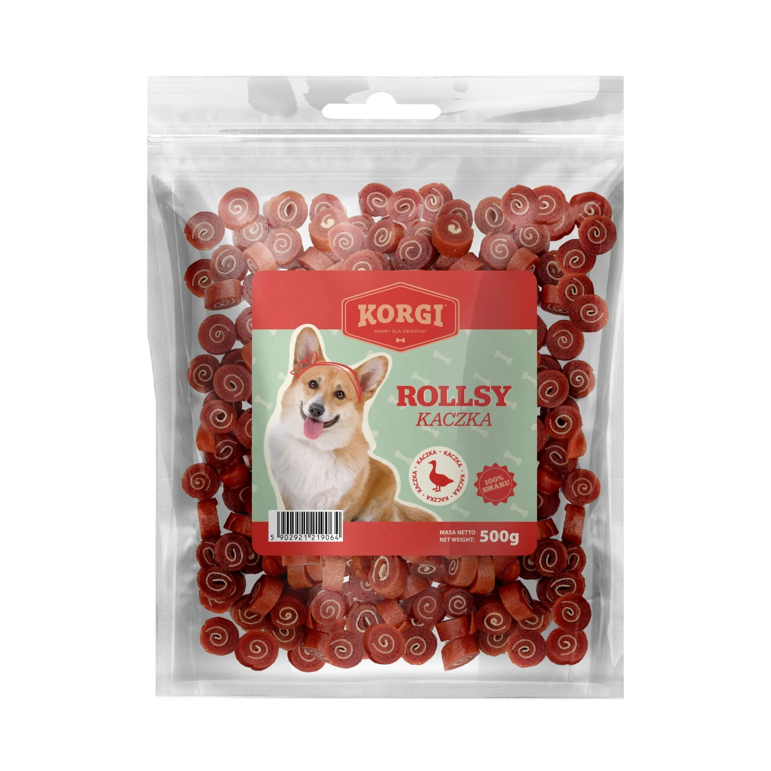 Korgi Rollsy kaczka 500 g