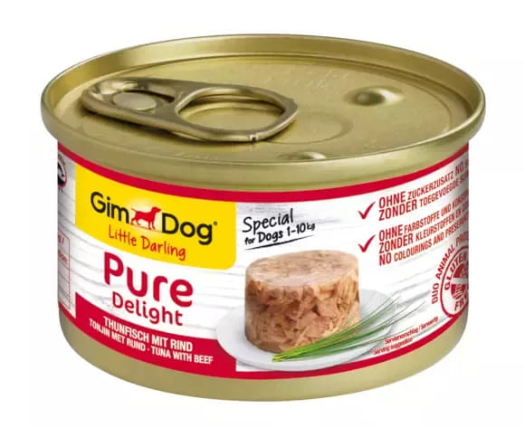 GimDog Little Darling Pure Delight tuńczyk, wołowina adult 85 g