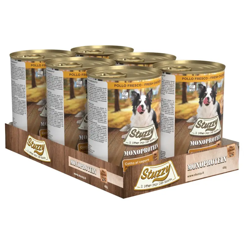 Stuzzy Monoprotein kurczak 400 g × 6
