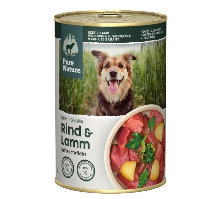 Pure Nature jagnięcina, wołowina adult 400 g