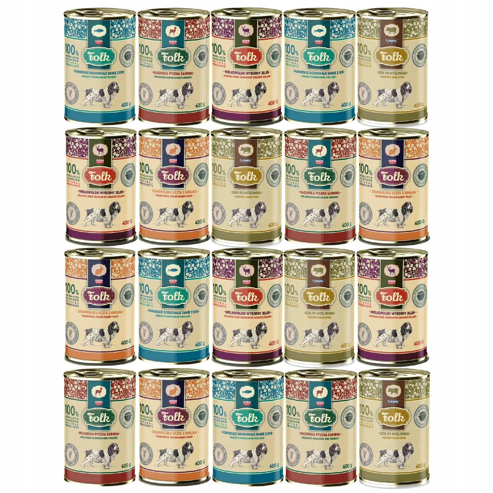 Folk mix smaków adult 400 g × 20