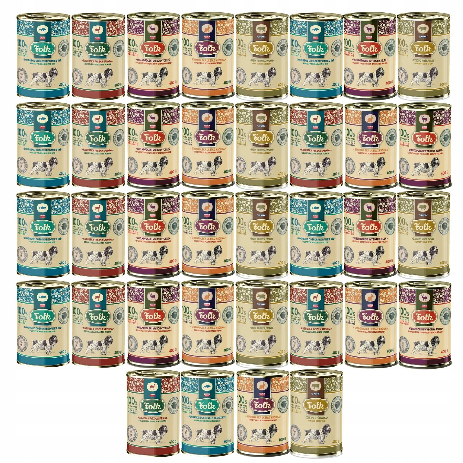 Folk dziczyzna adult 400 g × 36
