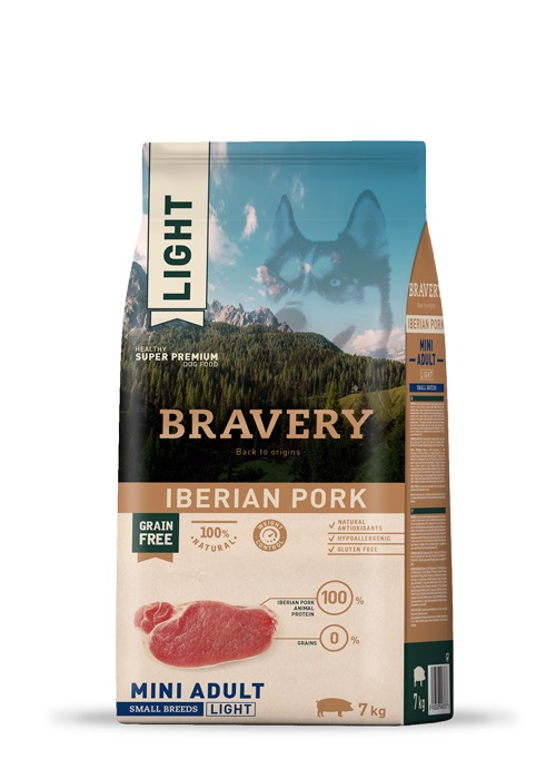 Bravery wieprzowina adult małe rasy 7 kg